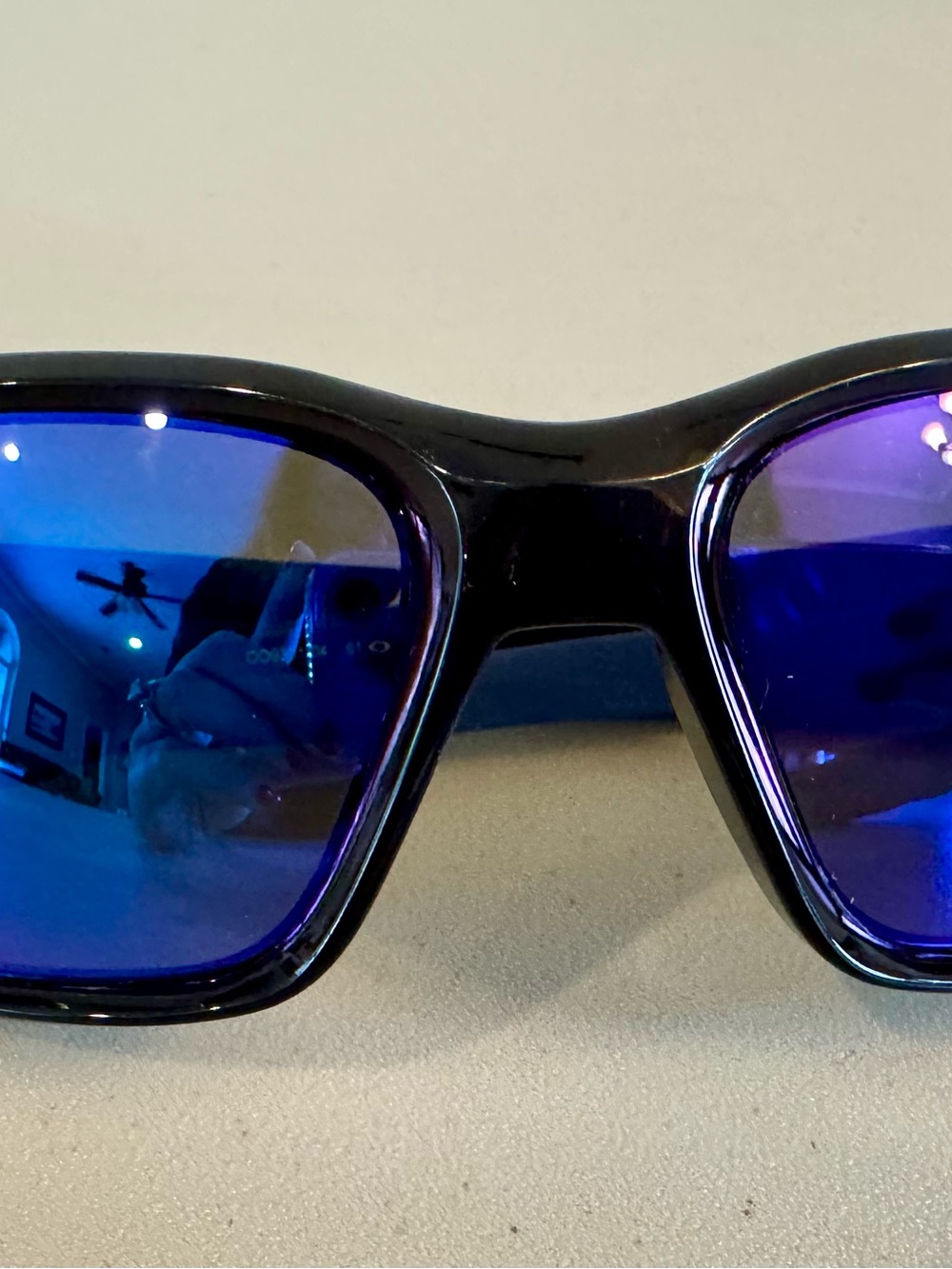 New men’s Oakley Straighlink sunglasses OO9331-04 black and blue frames lenses - Picture 10 of 11